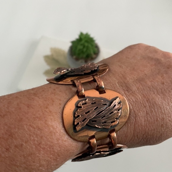 Genuine Copper Statement Bracelet - Picture 5 of 7